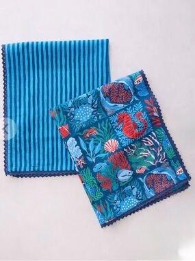Printfresh Tea Towels set of 2 NWT
